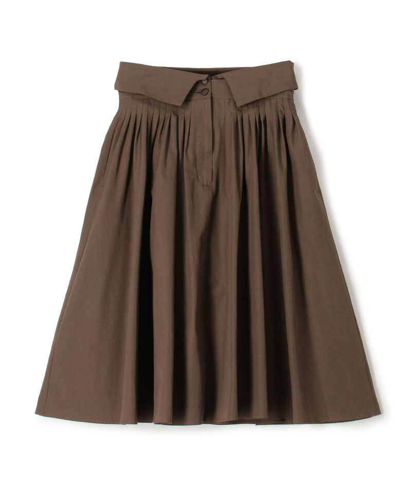 【WEB先行予約】コットンタイプライター ウエストタックスカート