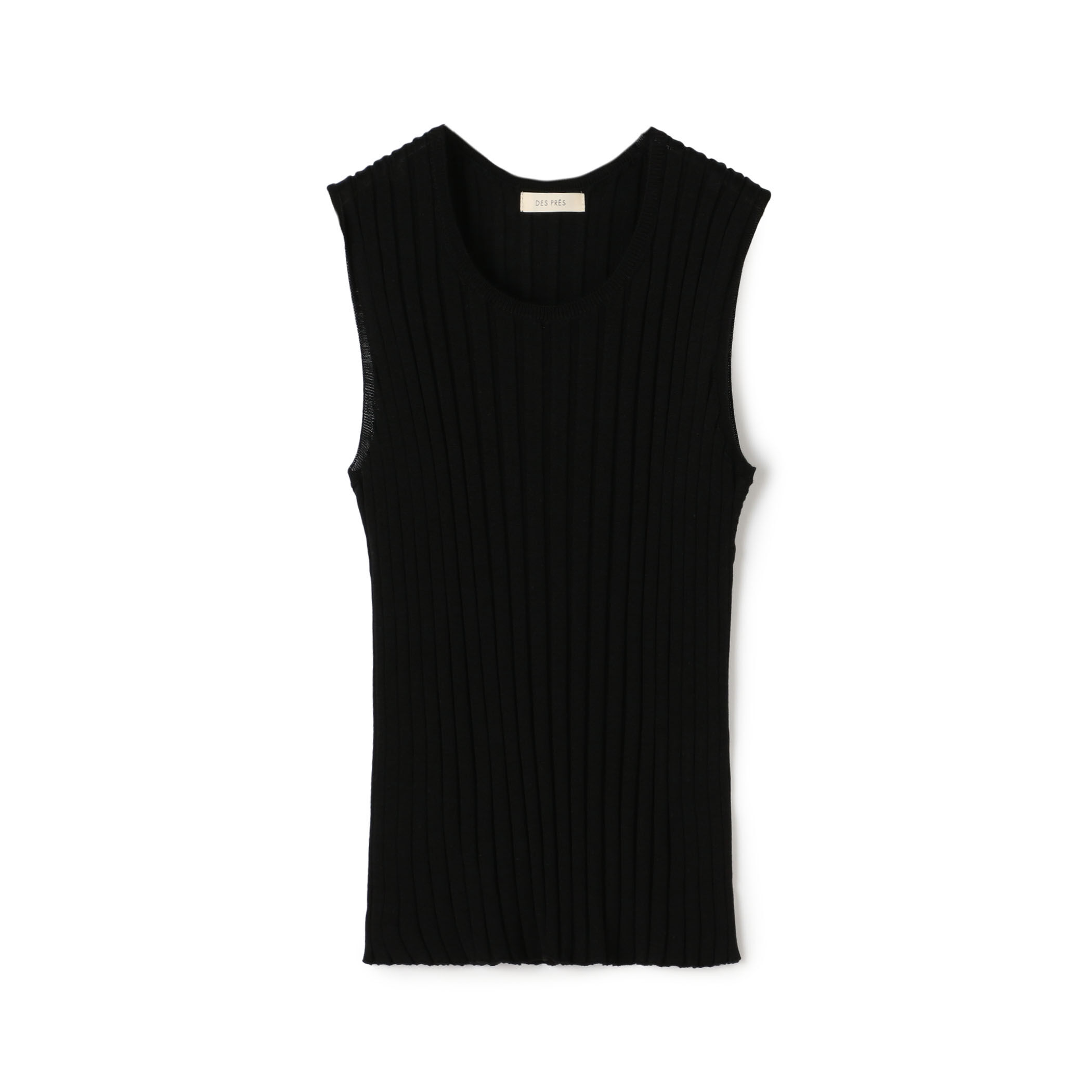 ドメスティックスパンシルク ノースリーブプルオーバー