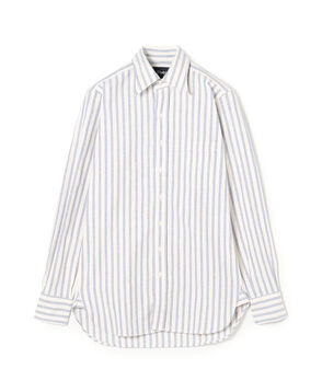 Drake&rsquo;ｓ コットンオックス ストライプ ロングポイントシャツ