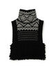 HYKE NORDIC VEST ハイネック ニットベスト