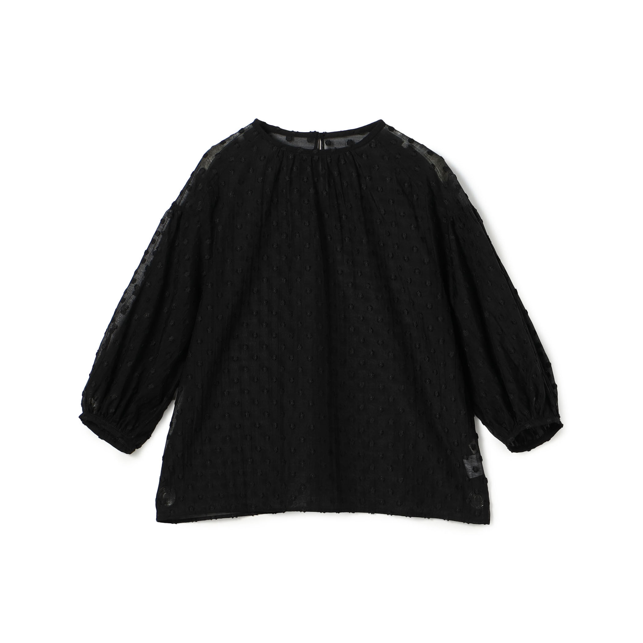 WEB先行予約】フラワーカットジャカード パフスリーブブラウス｜トゥモローランド 公式通販