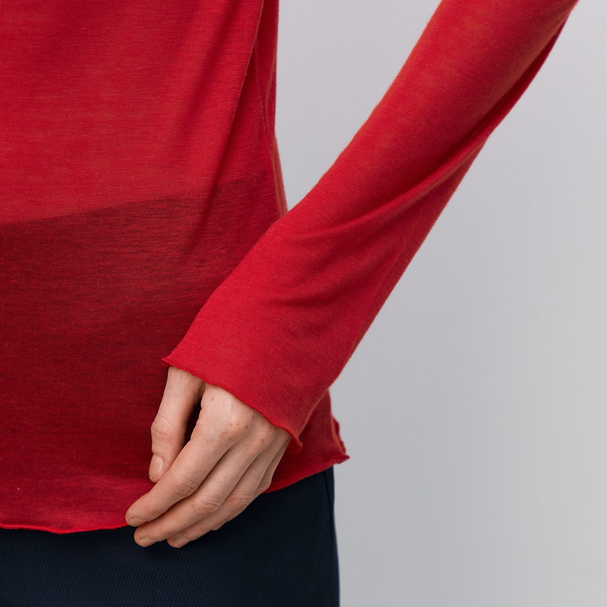 SCHORL 定価16200円 テンセルシルク カットソー 5351高級ライン テンセル×シルク ローン 50cm単位繋げてカット 110cm幅 0.19mm厚商用