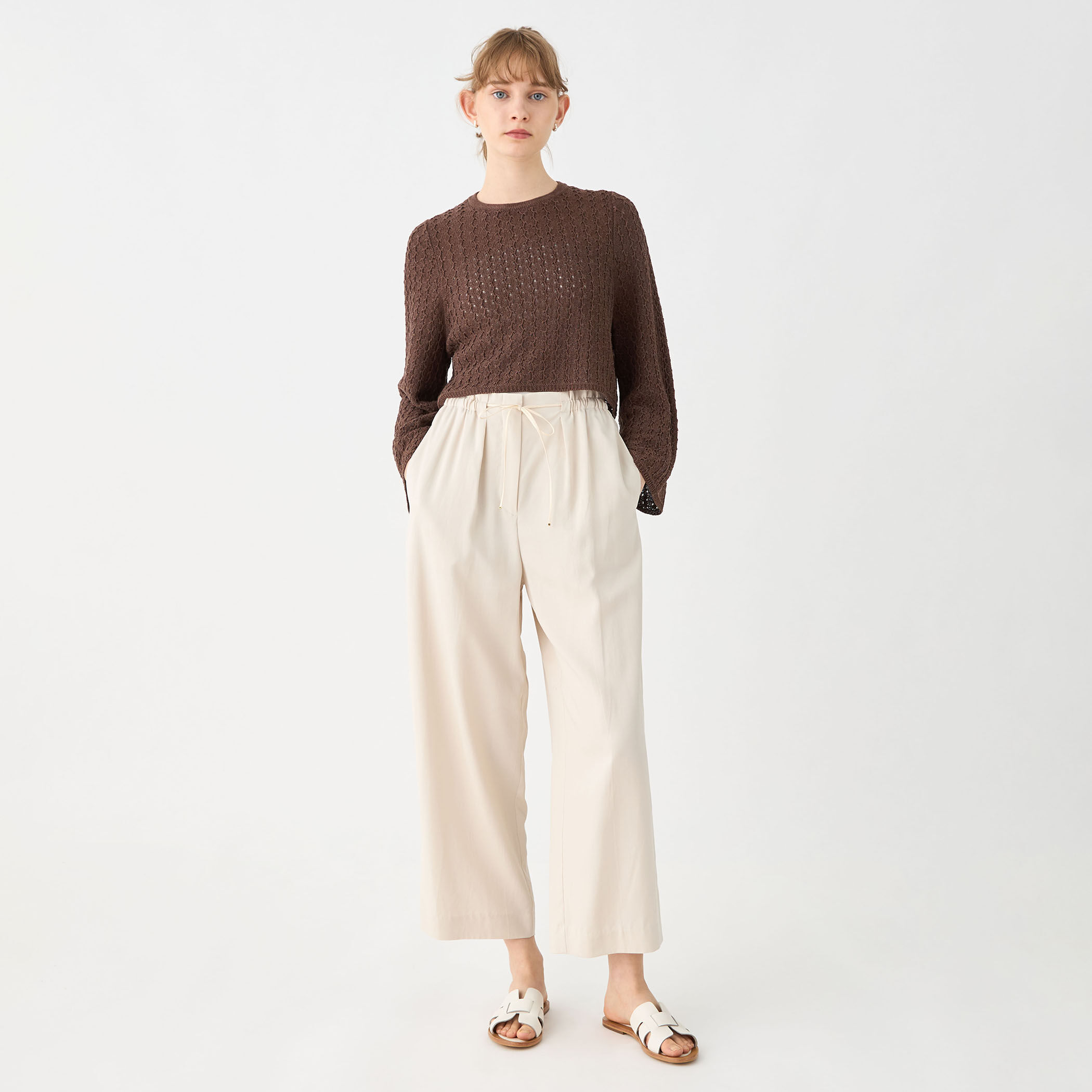 ヘンプシルクニット ショートプルオーバー｜トゥモローランド