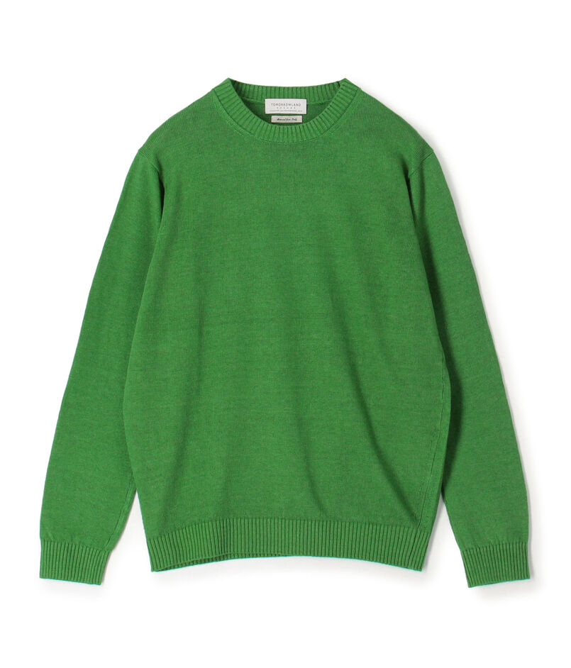 TOMORROWLAND tricot リネンクルーネック プルオーバーニット