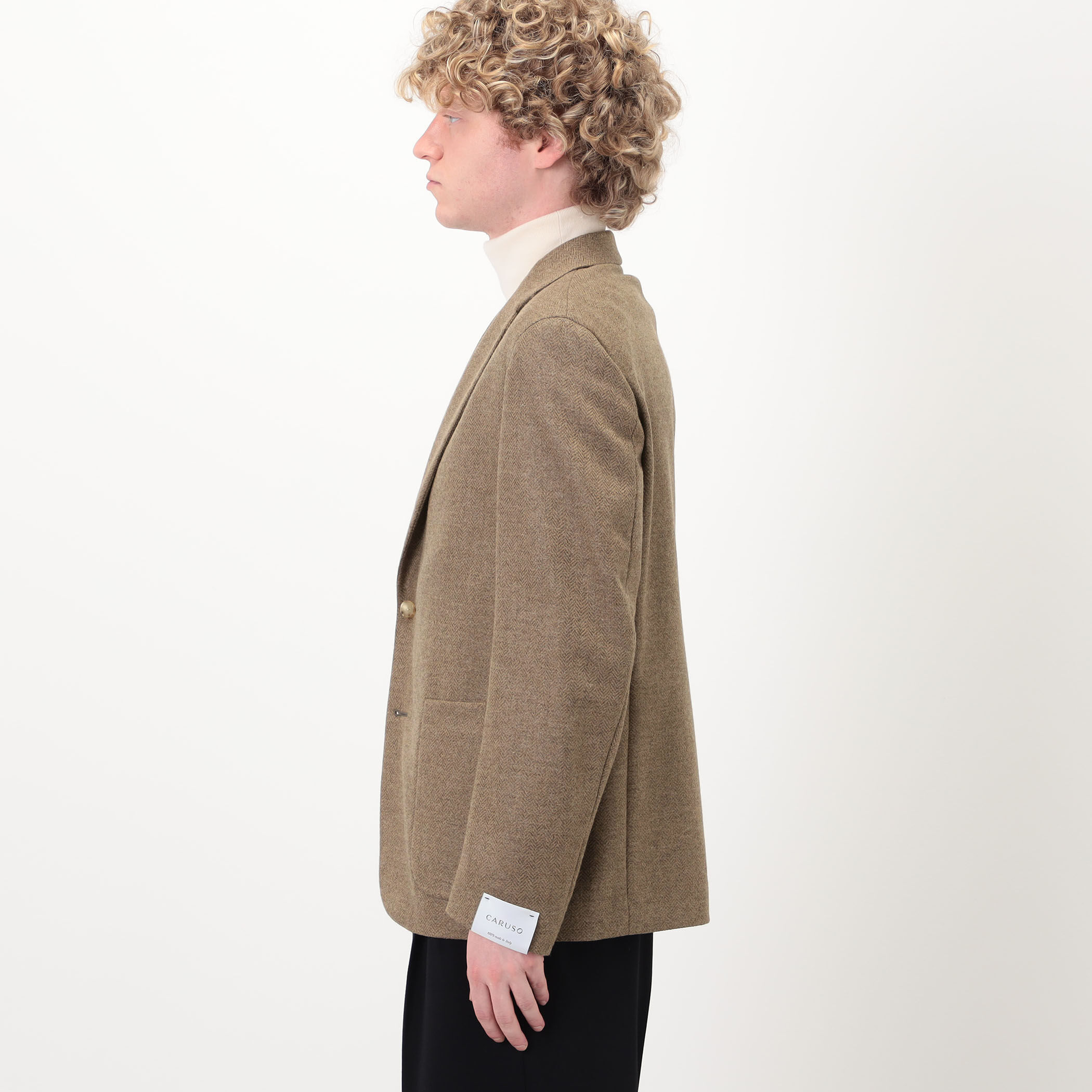 CARUSO ZERO ジャケット 46 CARUSO ZERO JACKET シングルブレステッド2Bジャケット