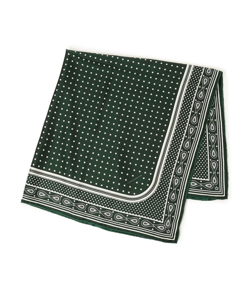 TOMORROWLAND シルクバンダナ柄スカーフ