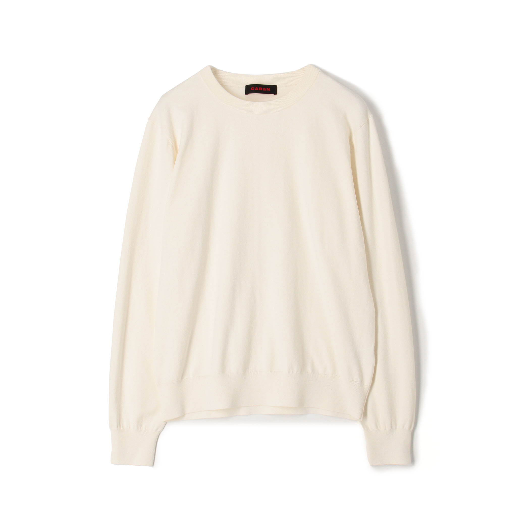 【値下中】CABaN コットンカシミヤリブ ポロカラープルオーバー【人気完売品】 caban（キャバン）の「□CABaN コットンカシミヤリブ ポロカラー