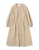 Light Taffeta zip-up long Coats