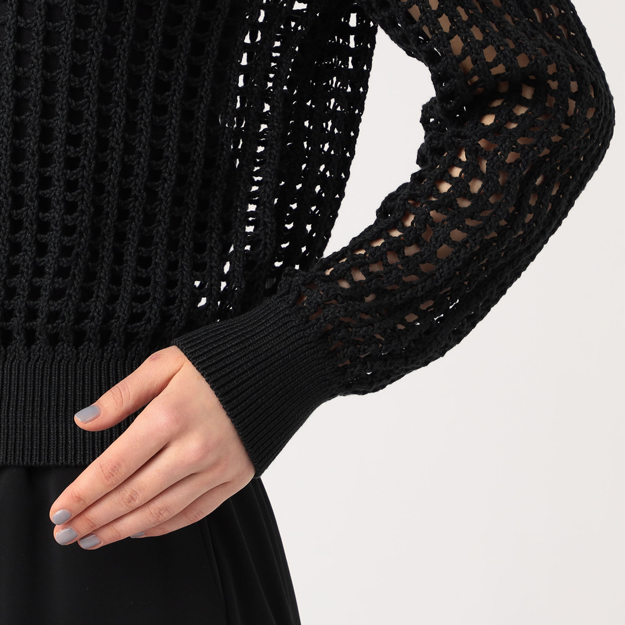 HYKE【ハイク】CROCHETED SWEATER ( 11360 ) | glamour online