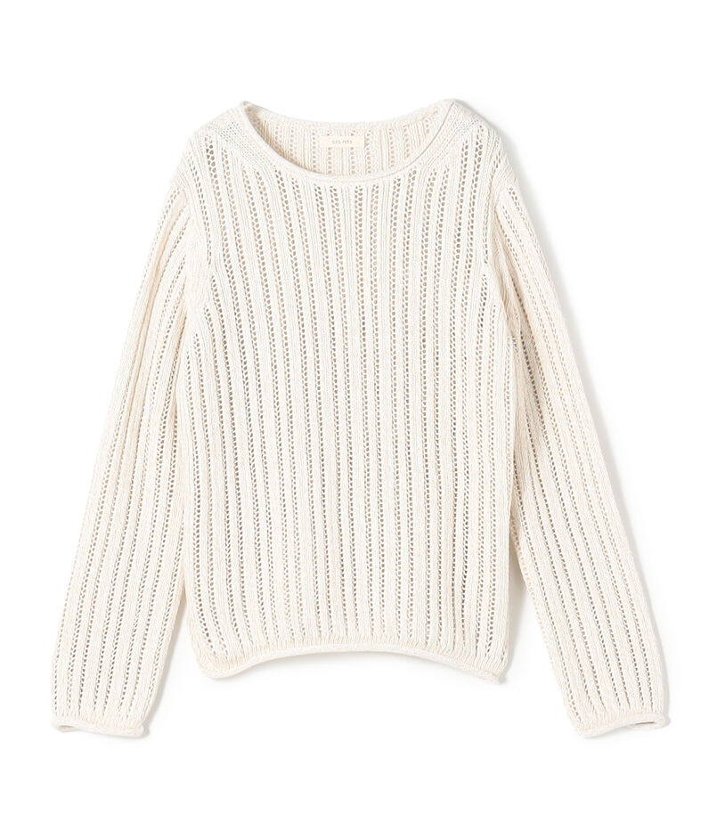 コットンムリネ ラウンドネックプルオーバー