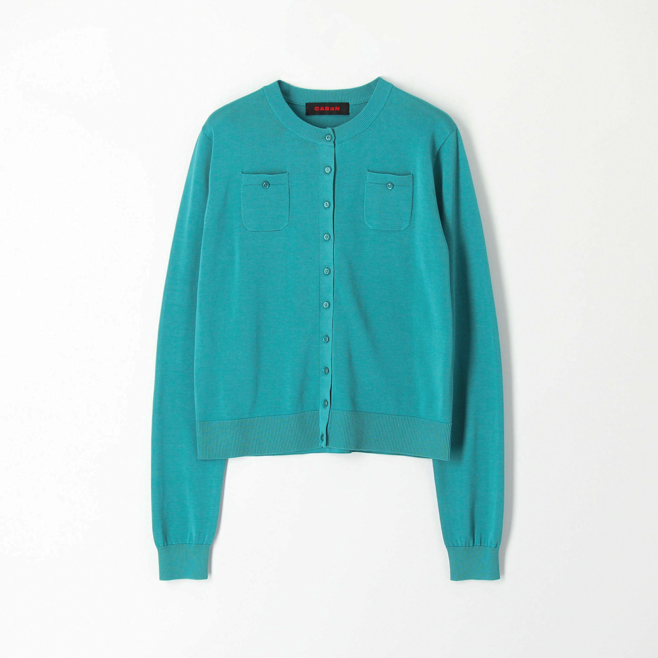 □コットン ロングスリーブポケットカーディガン｜トゥモローランド