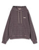 MARNI ポリエステルコットンパイル ボーダーフーディ