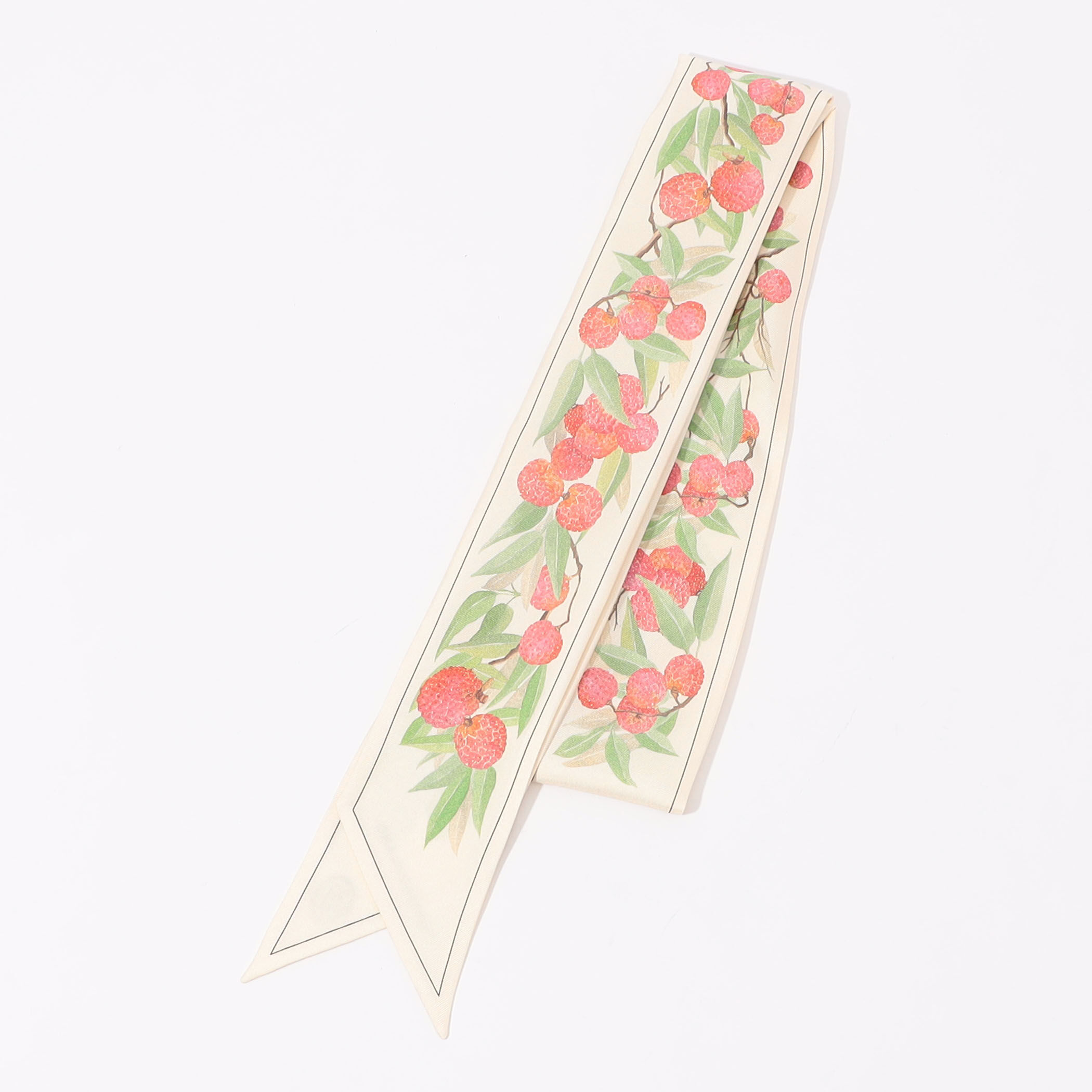 Atelier TOMORROWLAND AUTUMN FLOWER BANDEAU シルクスカーフ