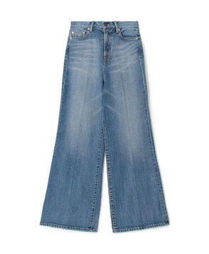 エッセンシャルデニム フレアパンツ