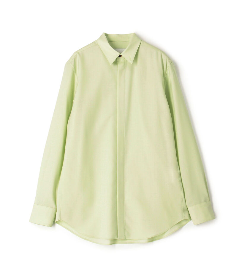 OVERCOAT DROPPED SHOULDER WOOL SHIRT