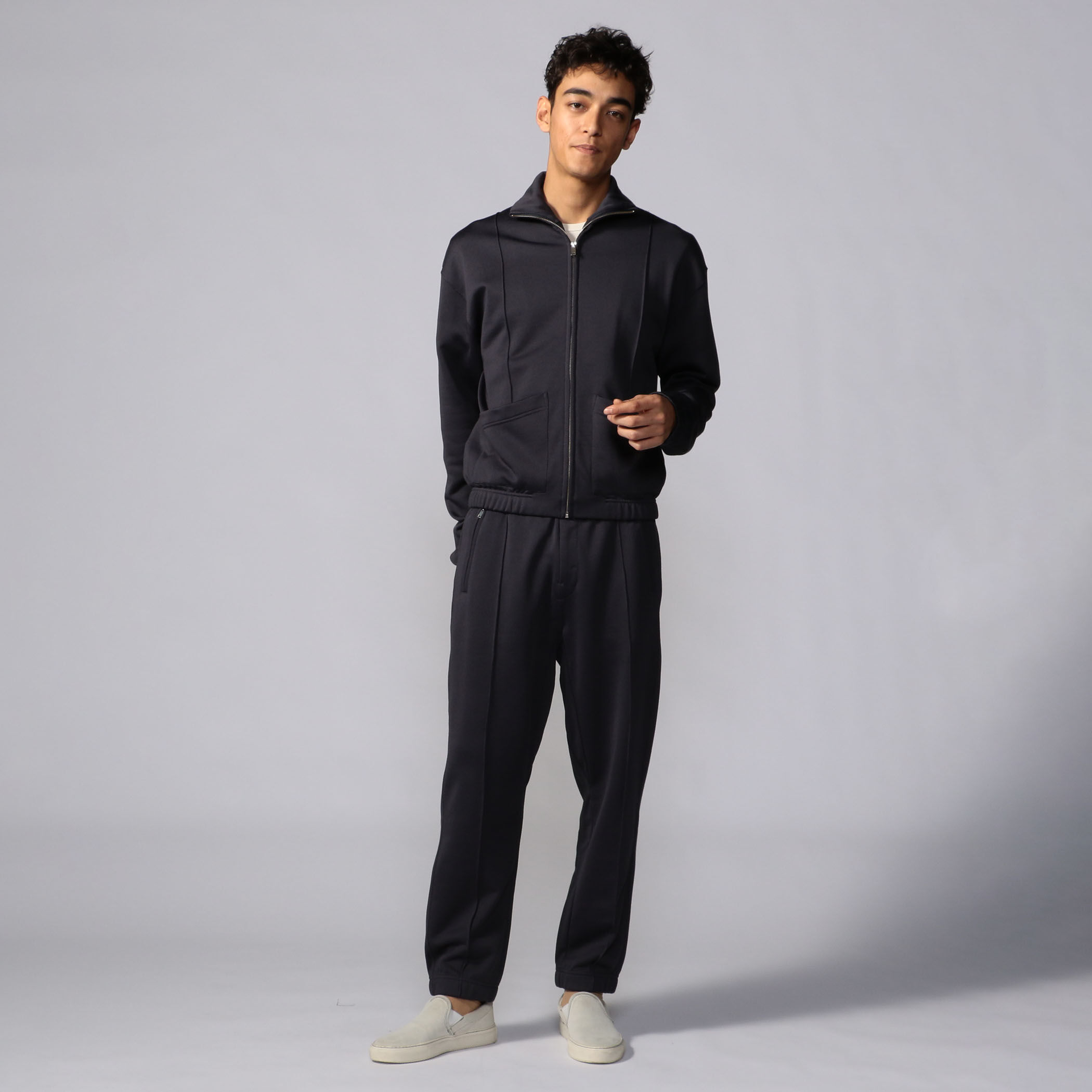 □LEMAIRE ポリエステルコットン フリースジップブルゾン｜トゥモローランド 公式通販