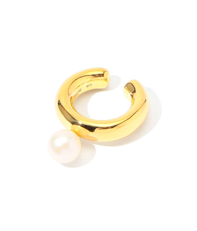 PLOW パール イヤーカフ