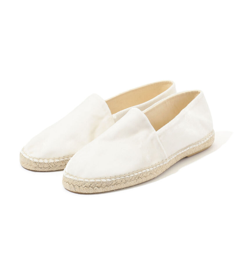 Made in ALICANTE コットンレーヨンシルクベルベット エスパドリーユ