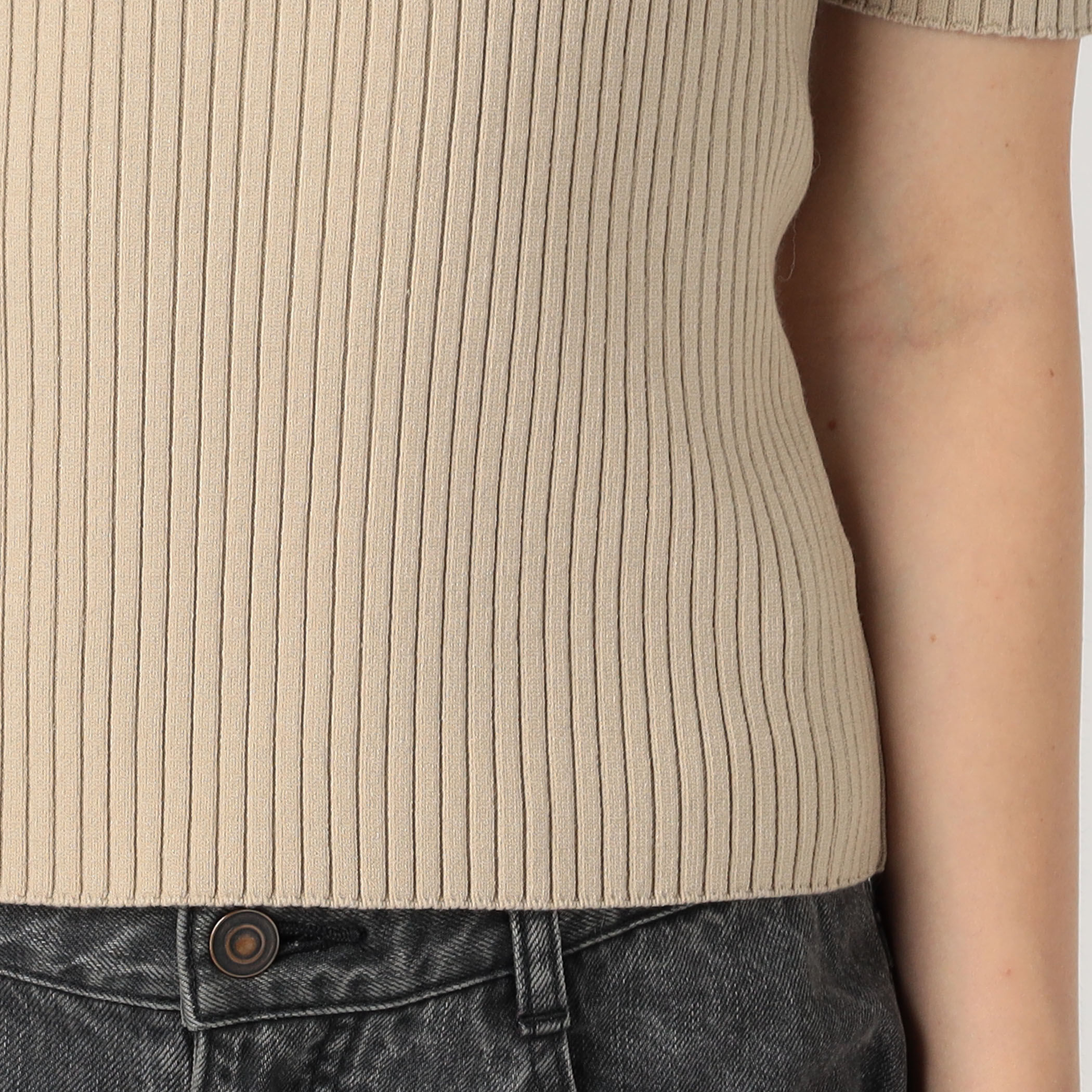 COURREGES クレシュ アントレッセト ライト ニット トレス Courreges REEDITION KNIT ShortSleeve JUMPER