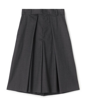 ゼニア タックワイドハーフパンツ