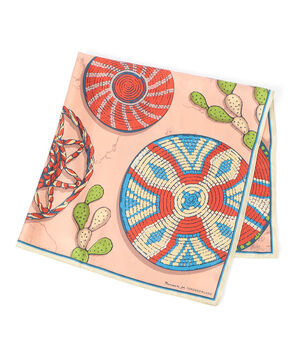 【別注】manipuri AFRICAN シルクスカーフ