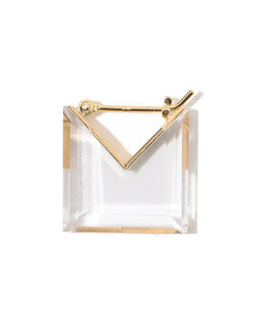 simmon スクエアフラットピアス