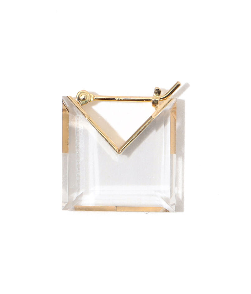 simmon スクエアフラットピアス