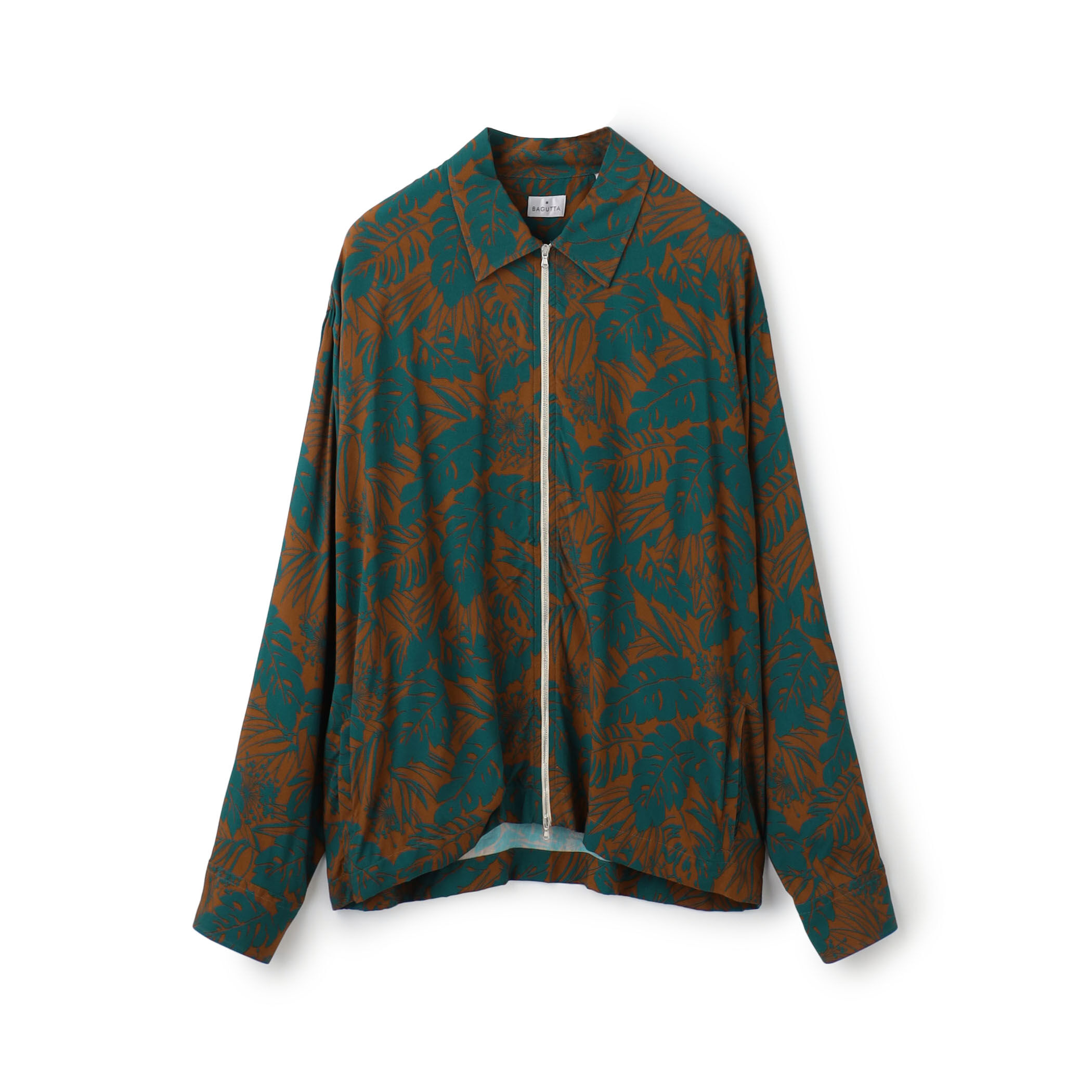 【美品】BAGUTTA NLATINO GLT リネンシャツブルゾン 極美品】BAGUTTA NLATINO GLT リネンシャツブルゾン オリーブ