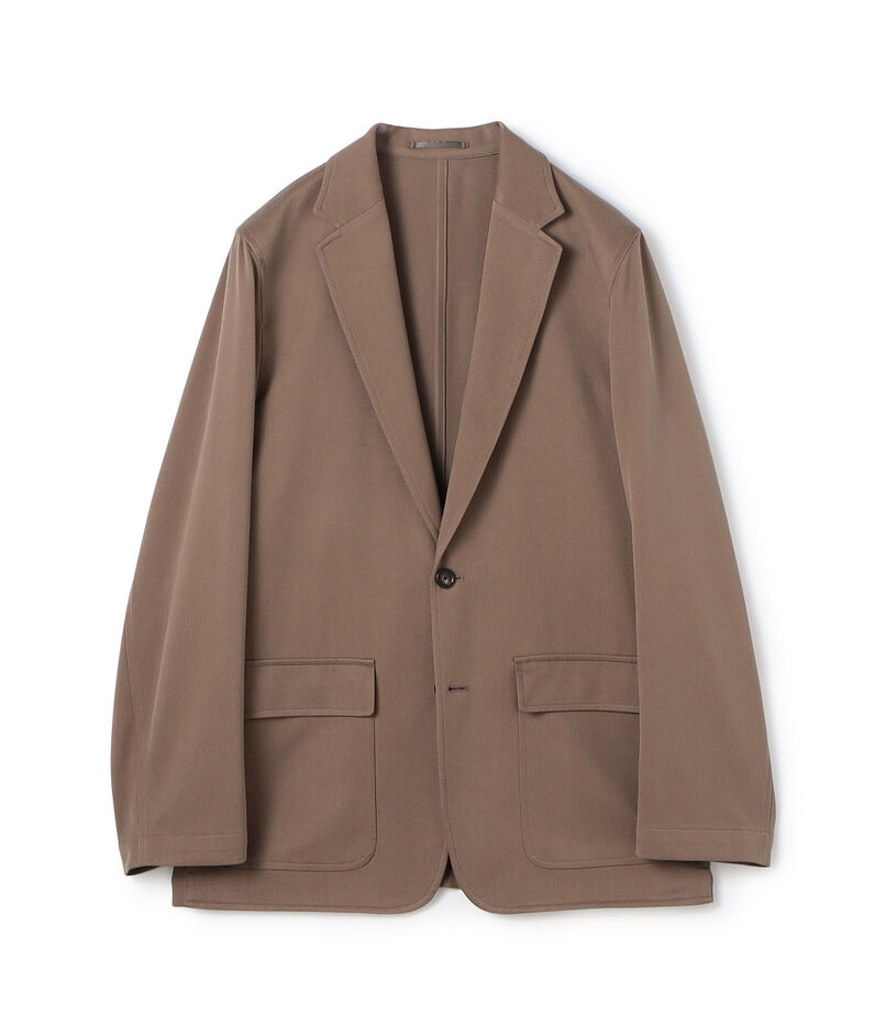 シルクスキン シングルブレステッド2Bシャツジャケット NOVARA