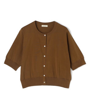 【WEB先行予約】ドライコットン ハーフスリーブカーディガン