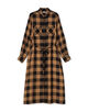 HYKE RAYON PLAID DRESS