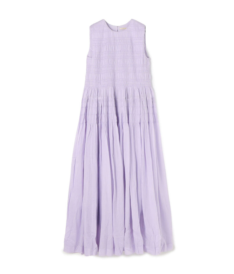 ne Quittez pas COTTON VOILE SHIRRING ドレス