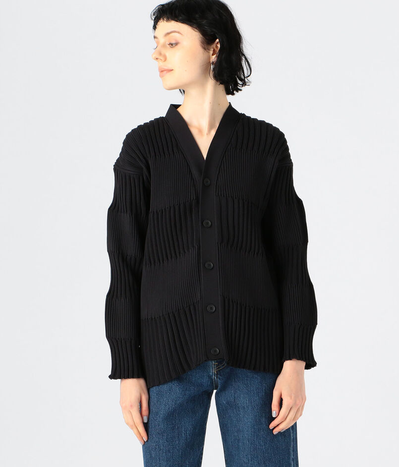 CFCL FLUTED JACKET ポリエステル カーディガン
