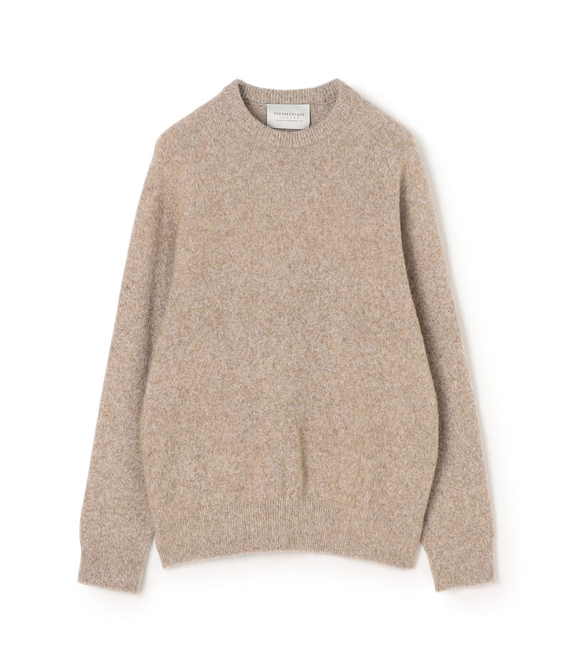 【WEB先行予約】TOMORROWLAND tricot メリノウール チーゼル起毛 クルーネックニット