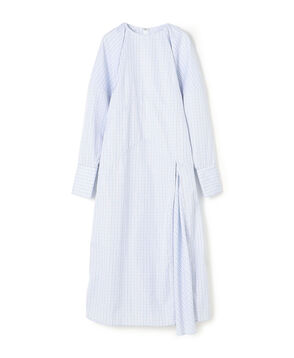 NAMACHEKO MOLPE MIDI DRESS コットン アシンメトリーワンピース