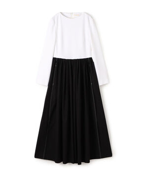 コットンタイプライター コンビコクーンワンピース