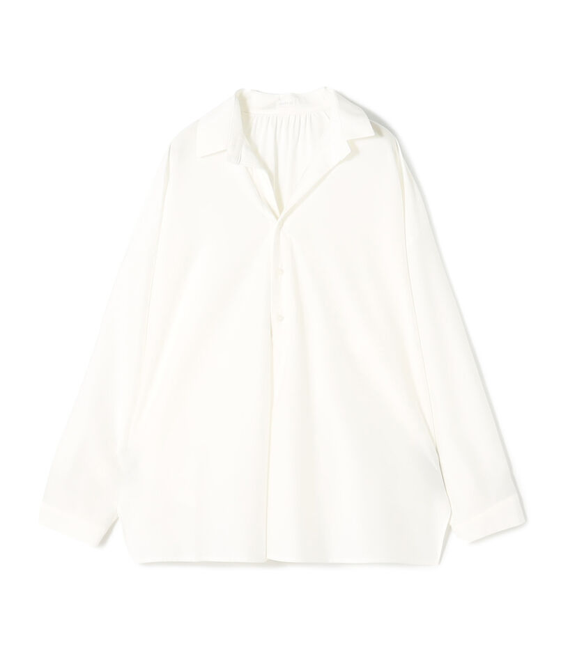 【WEB先行予約】シルキーコットン スキッパーブラウス