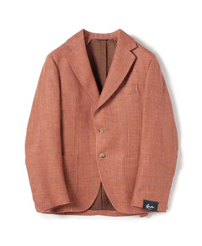 GABO リネンウール シングルブレステッド2Bジャケット