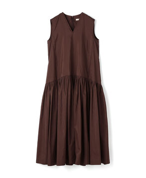 【WEB先行予約】コットンシルクタイプライター Vネックドレス