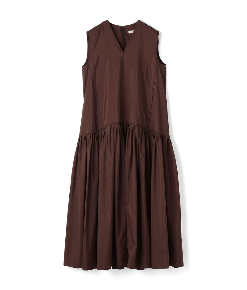 【WEB先行予約】コットンシルクタイプライター Vネックドレス