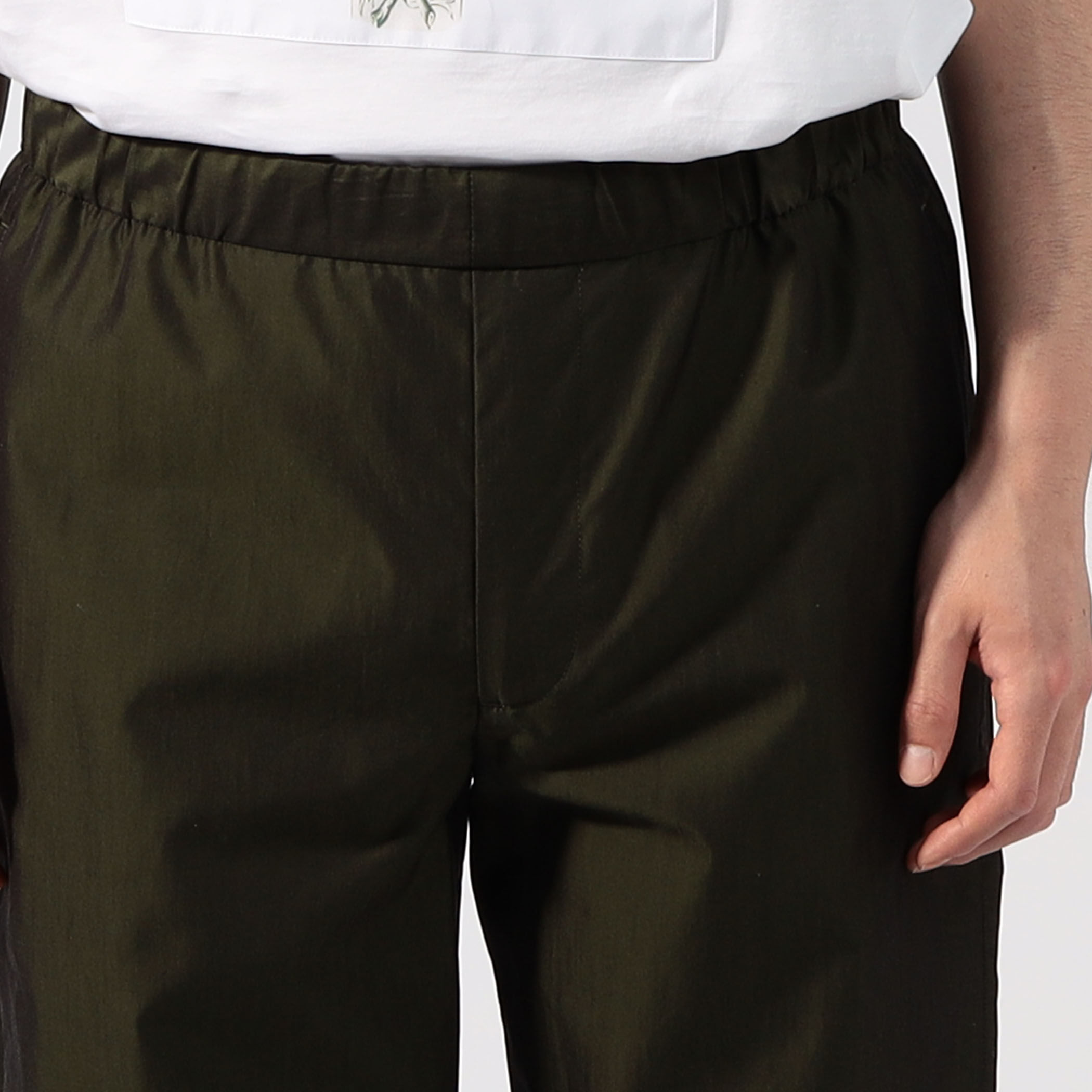 CABaN コットンシャンブレー シャーリングパンツ