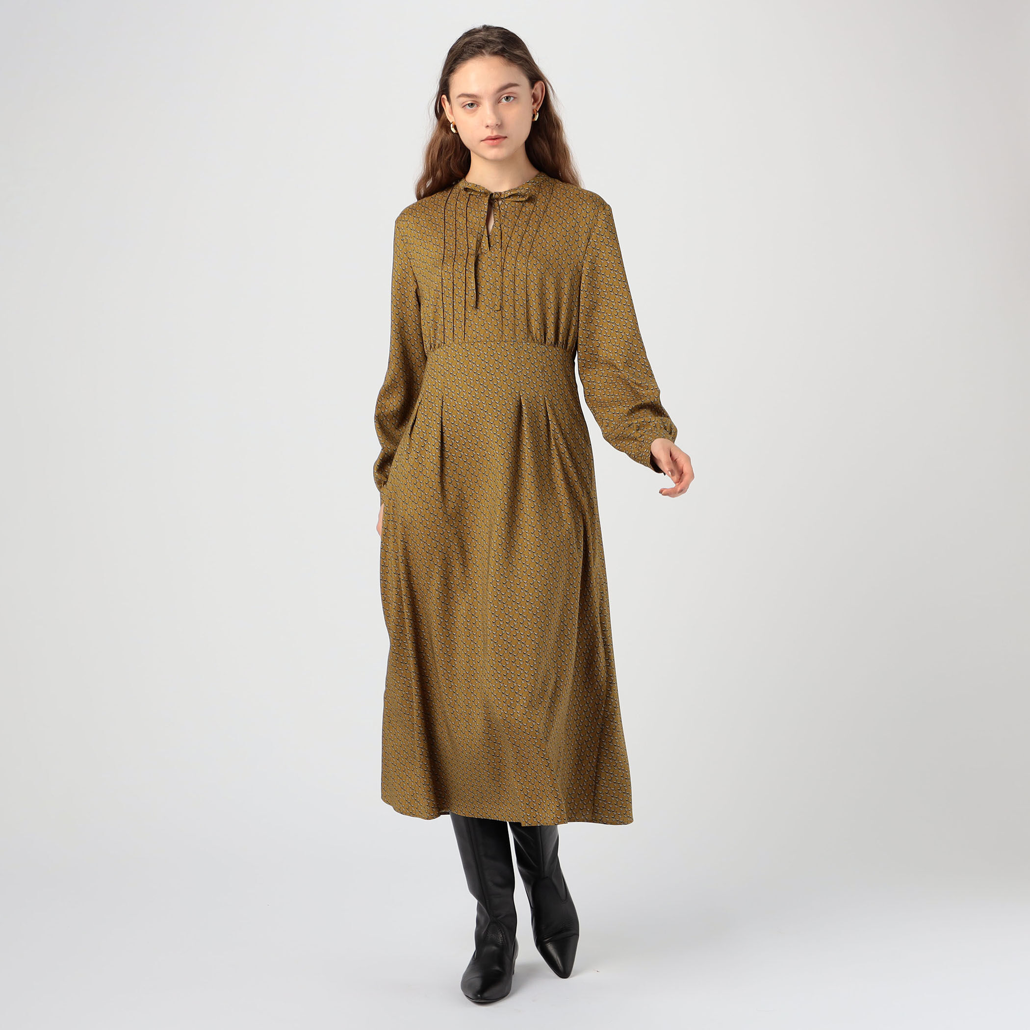 Ballsy クレセントムーンプリント ボウタイワンピース 36 Ballsey クレセントムーンプリント ボウタイワンピース - メルカリ