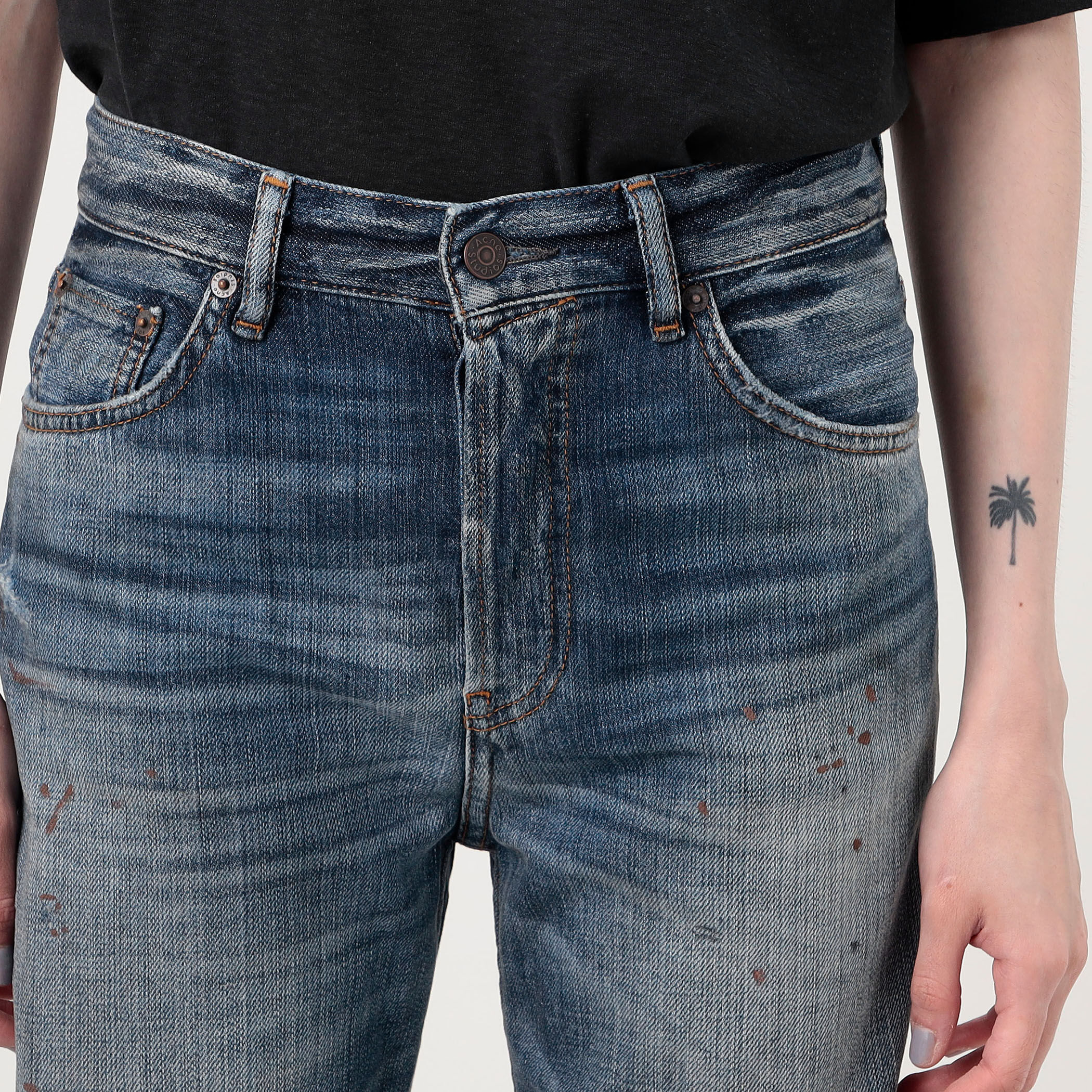 Acne Studios 2021F MID BLUE Trafalgar デニムパンツ