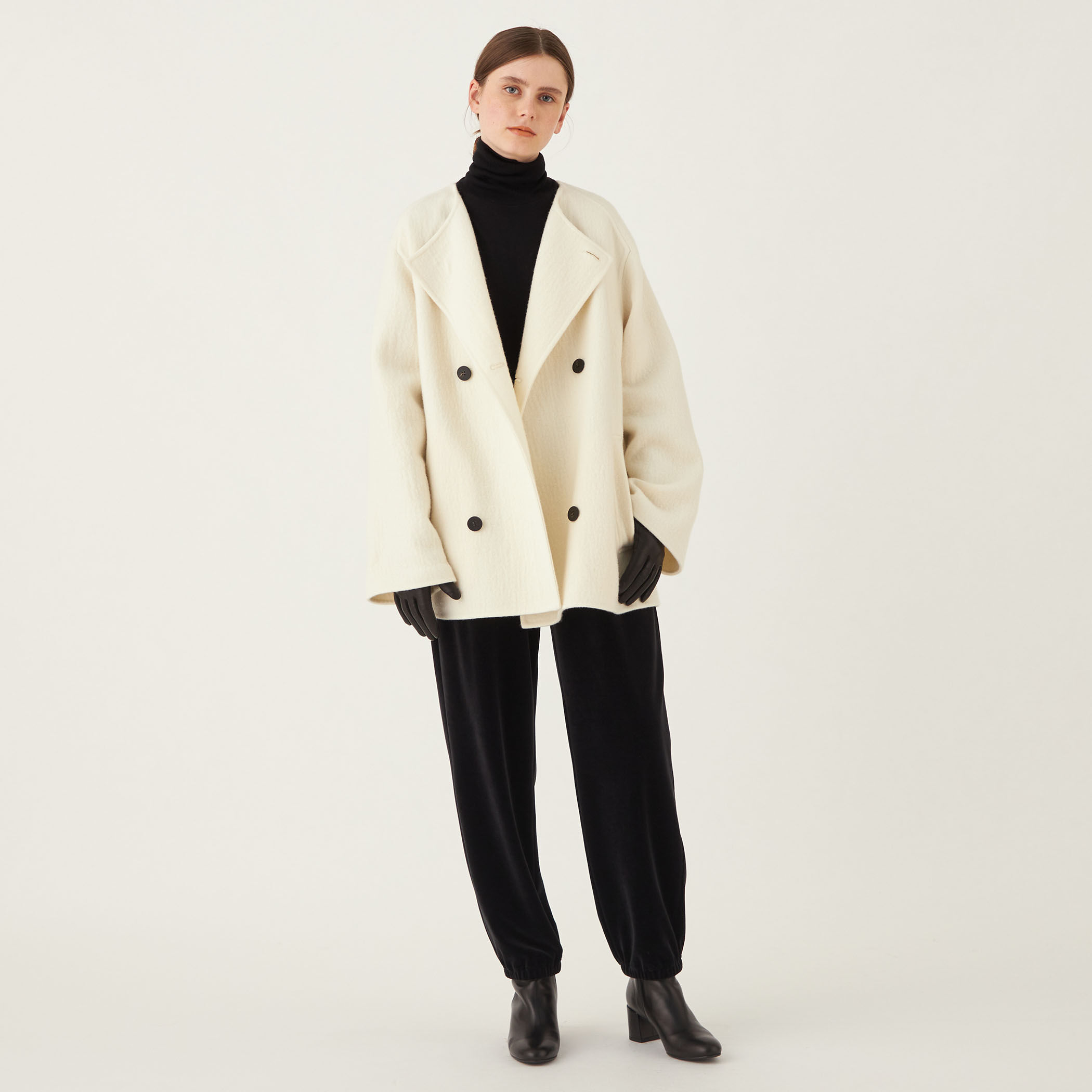 RIKIEL HOMEトレンチコート、ベスト2点セット （ストラップ付き