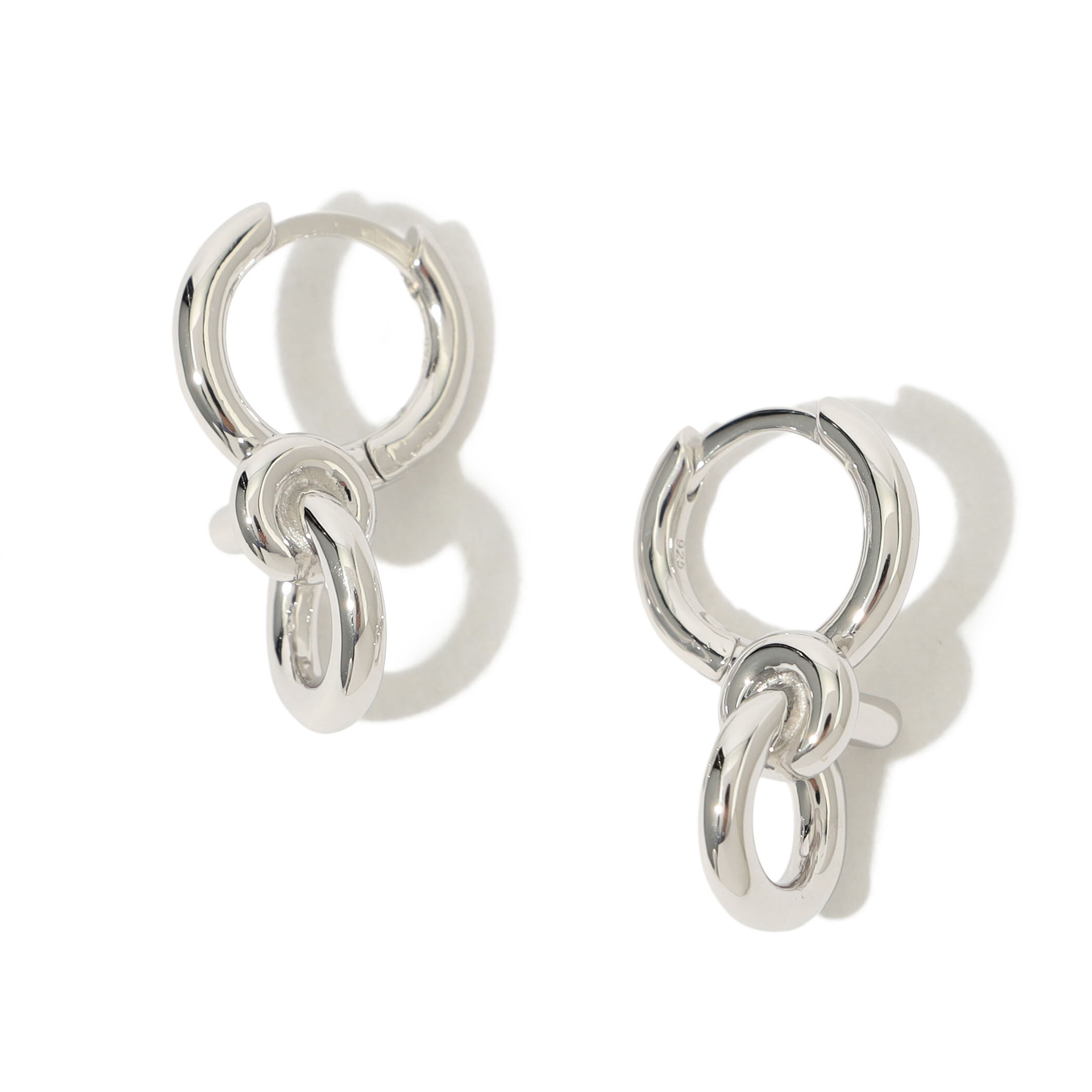 Otiumberg シルバー フープピアス