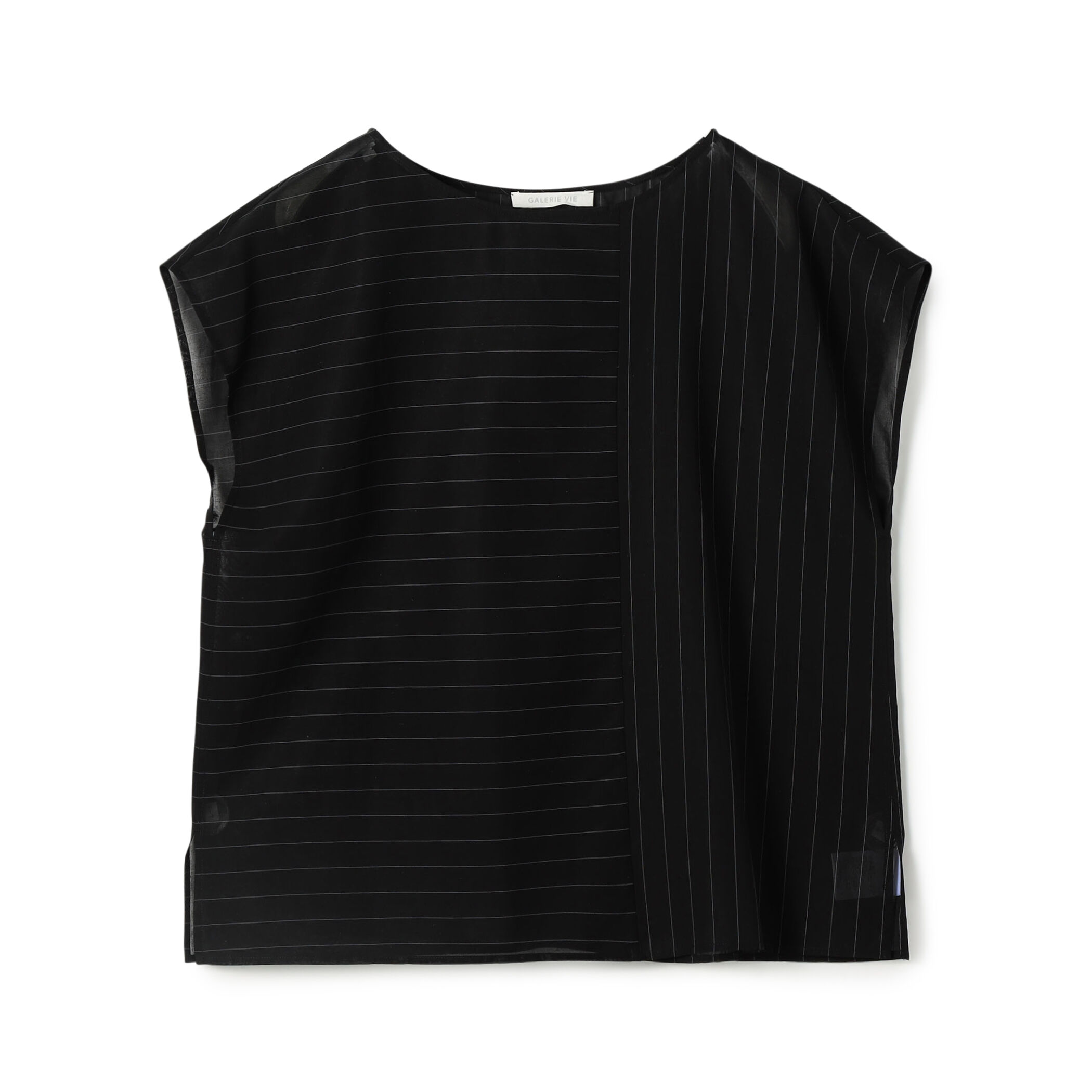 極美品 ギャルリーヴィー ボイルコットン ドロップショルダーTシャツ 24AW ボイルコットン ドロップショルダーTシャツ｜トゥモローランド