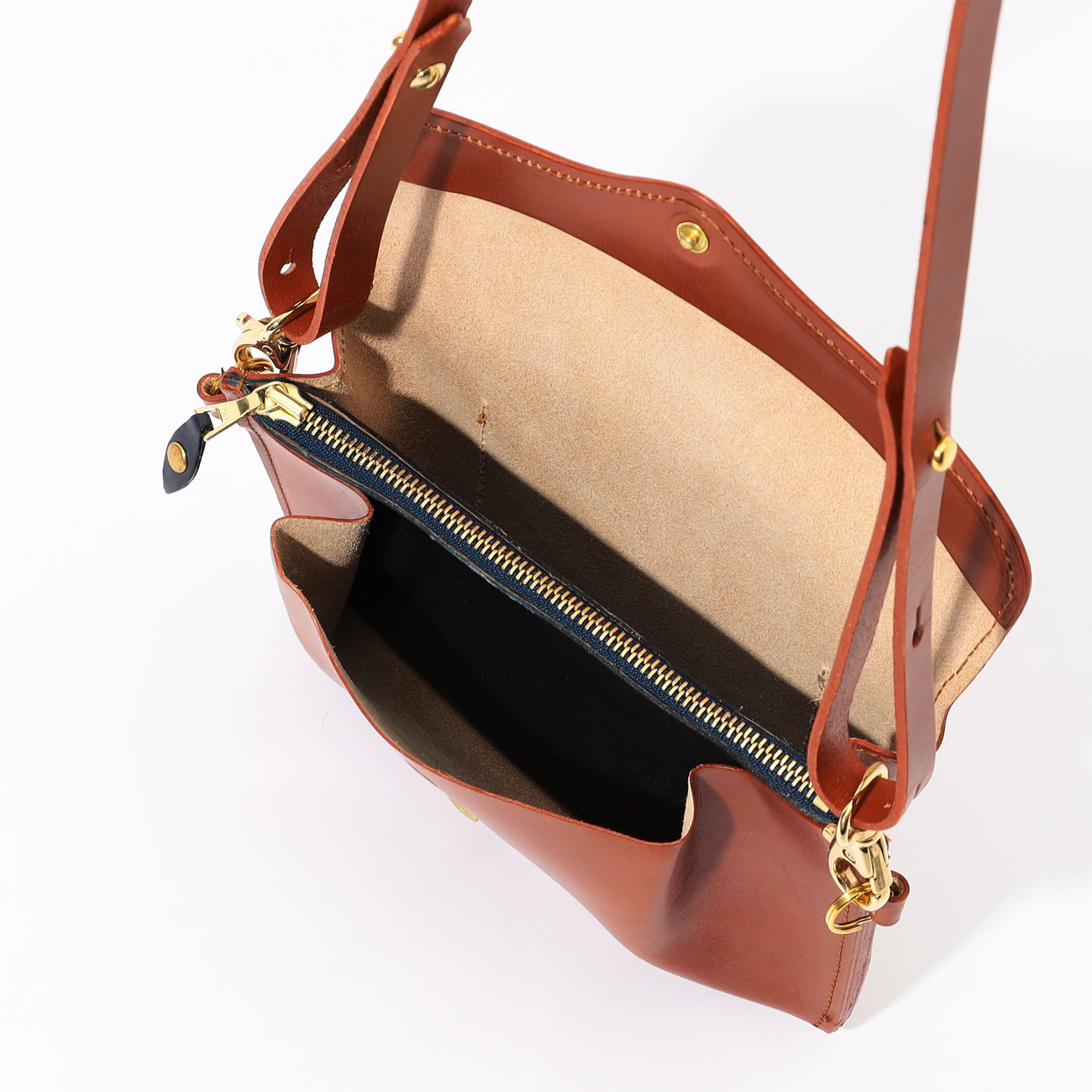 別注】GLENROYAL MEDIUM PURSE WITH STRAP ブライドルレザー