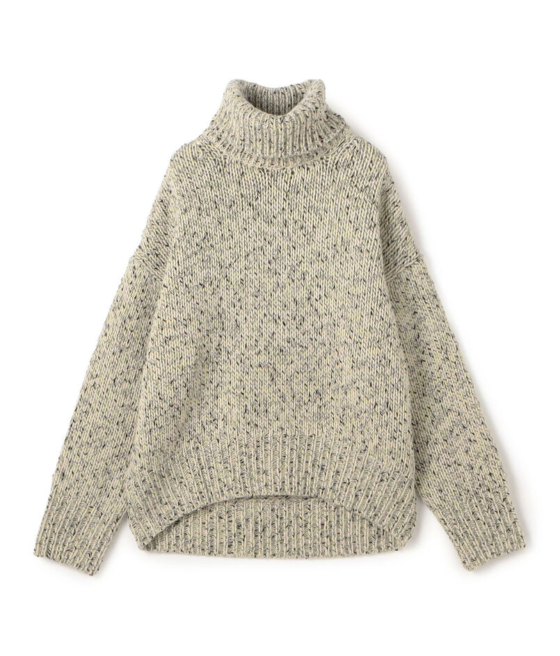 セサミメランジ タートルネックプルオーバー