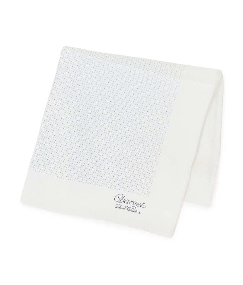 Charvet シルクプリント ポケットチーフ