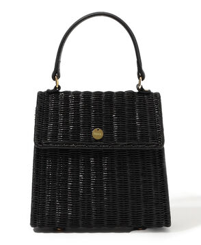 SOULEIADO ラタン スクエアバッグ